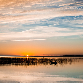 фотограф Дмитрий Расанец. Фотография "Закат над озером Нарочь"