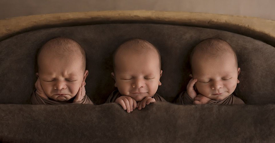 необыкновенные портреты новорожденных ребекки колефакс