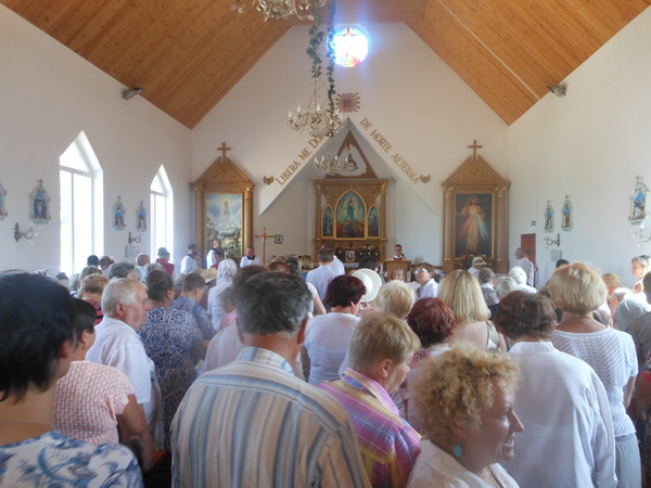 освящение костёла преображения господня в посёлке негорелое архиепископом тадевушем кондрусевичем