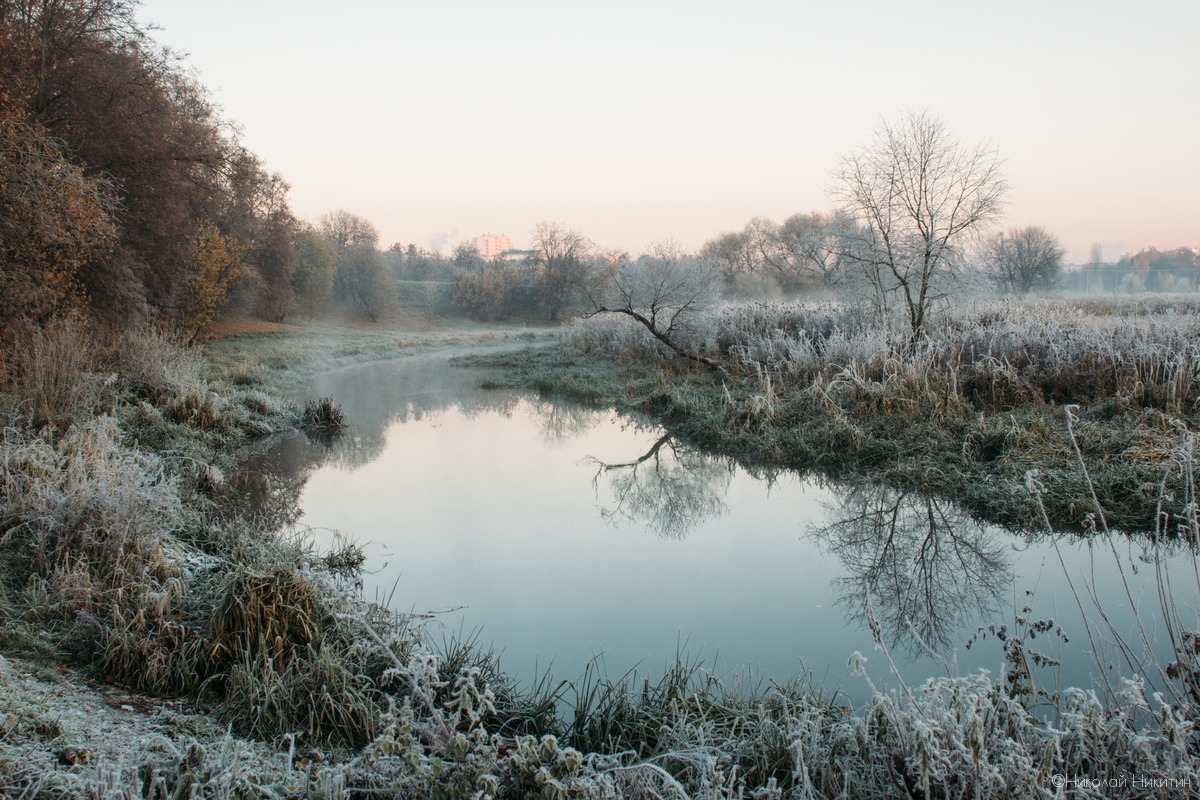 Cold morning in the city park | Фотограф Николай Никитин | foto.by фото.бай