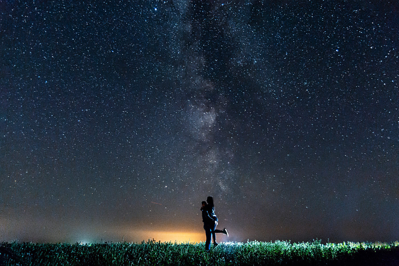 Влюблённые под звёздным небом | Фотограф Александр Тарасевич | foto.by фото.бай
