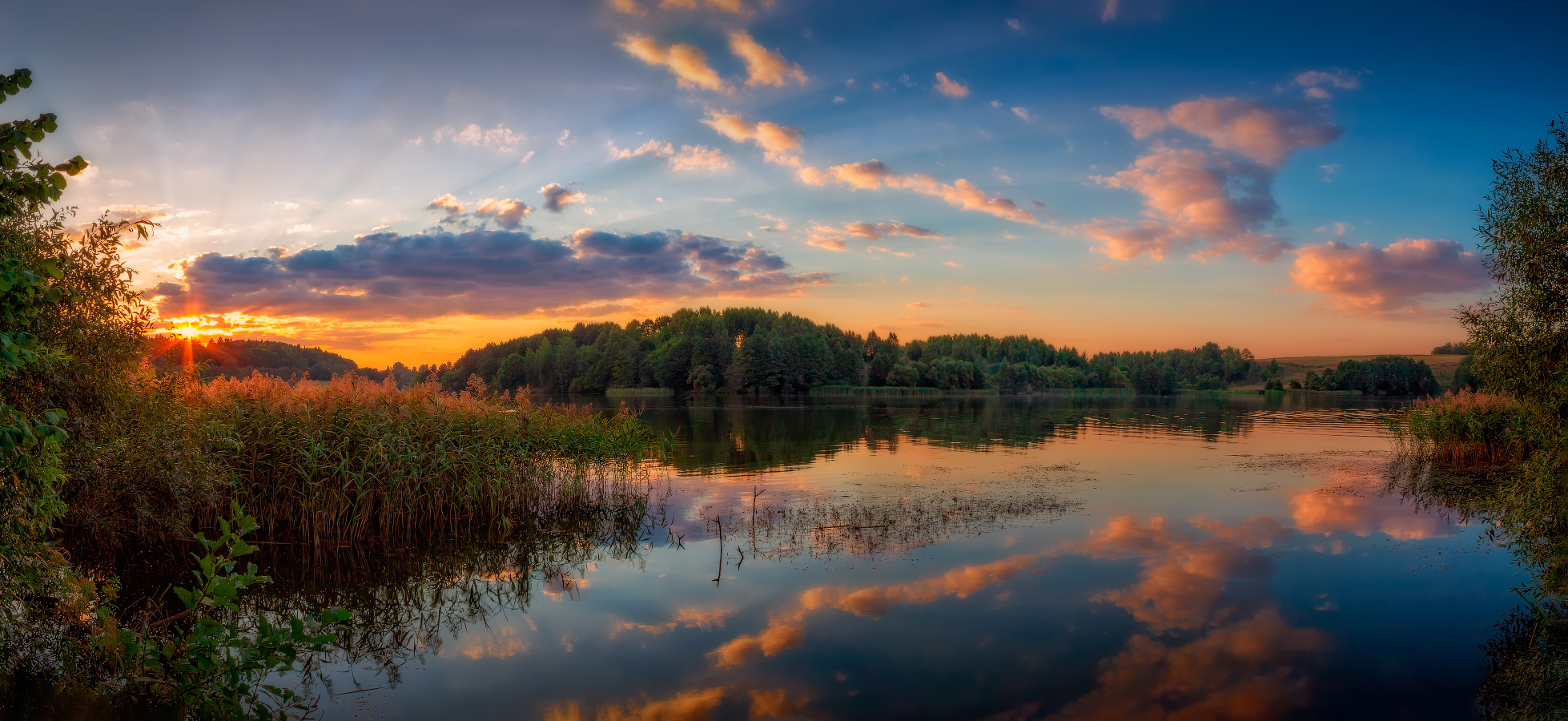 Багровый закат | Фотограф Сергей Шабуневич | foto.by фото.бай
