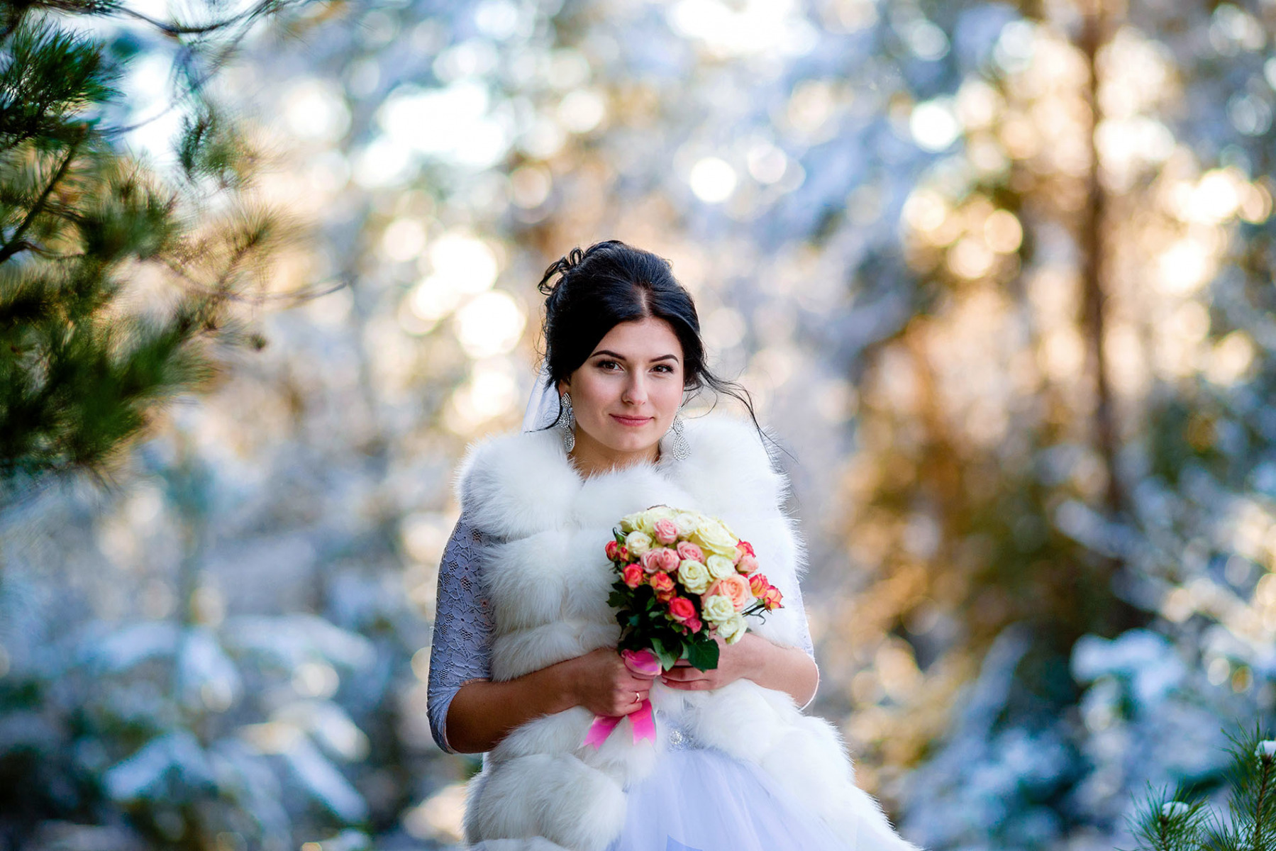 Зимняя сказка для невесты | Фотограф Владислав Марков | foto.by фото.бай