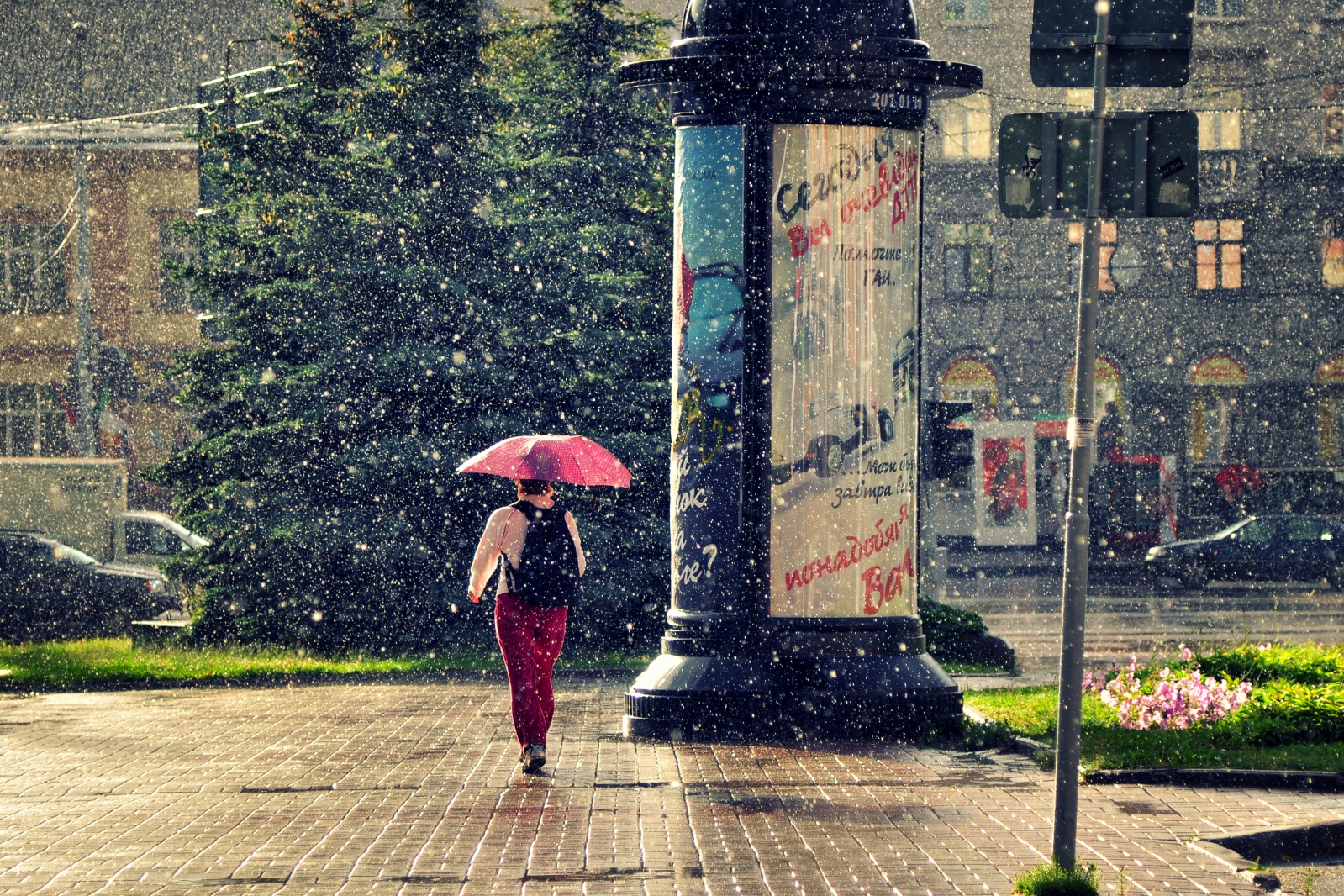 Дождливое лето в городе