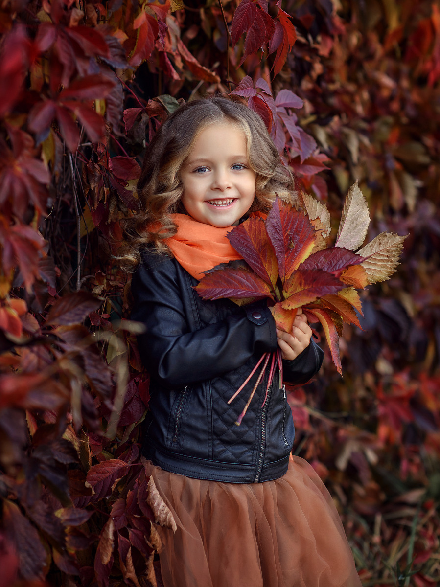 Осенний фотосет дети