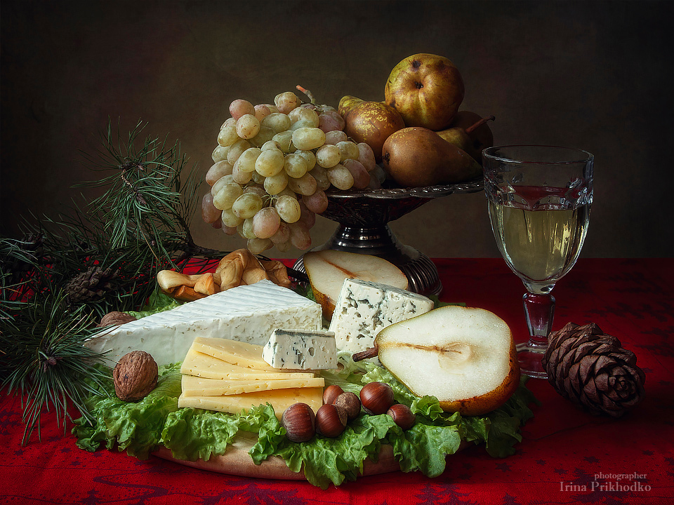 Новогодняя сырная тарелка | Фотограф Ирина Приходько | foto.by фото.бай