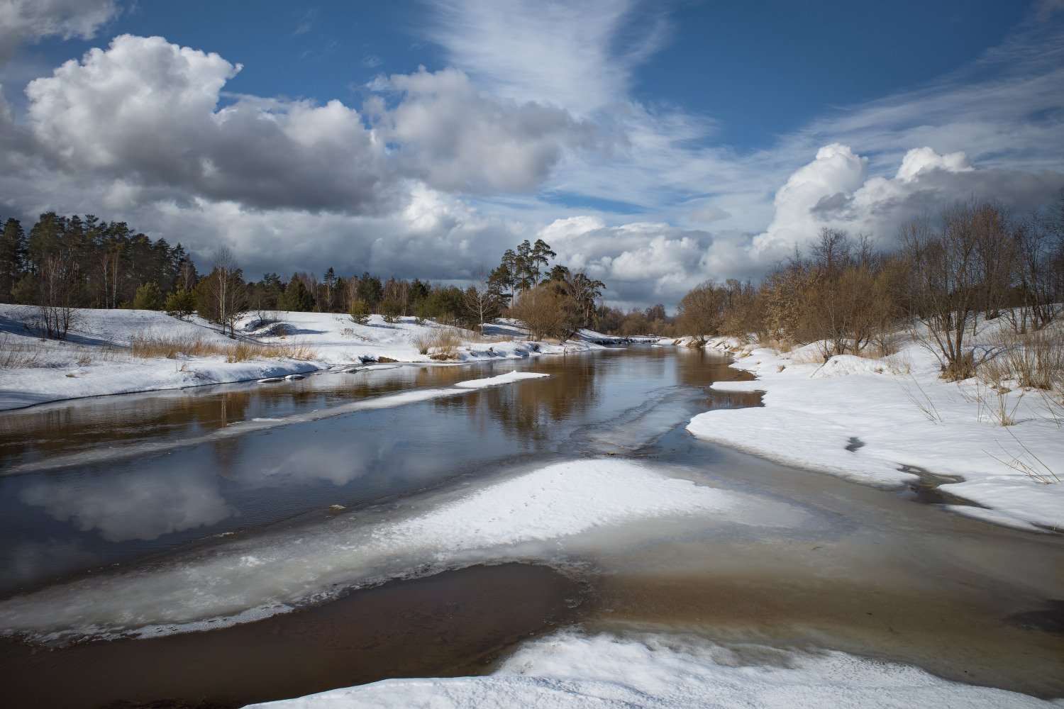 весенняя река | Фотограф Виталий Полуэктов | foto.by фото.бай