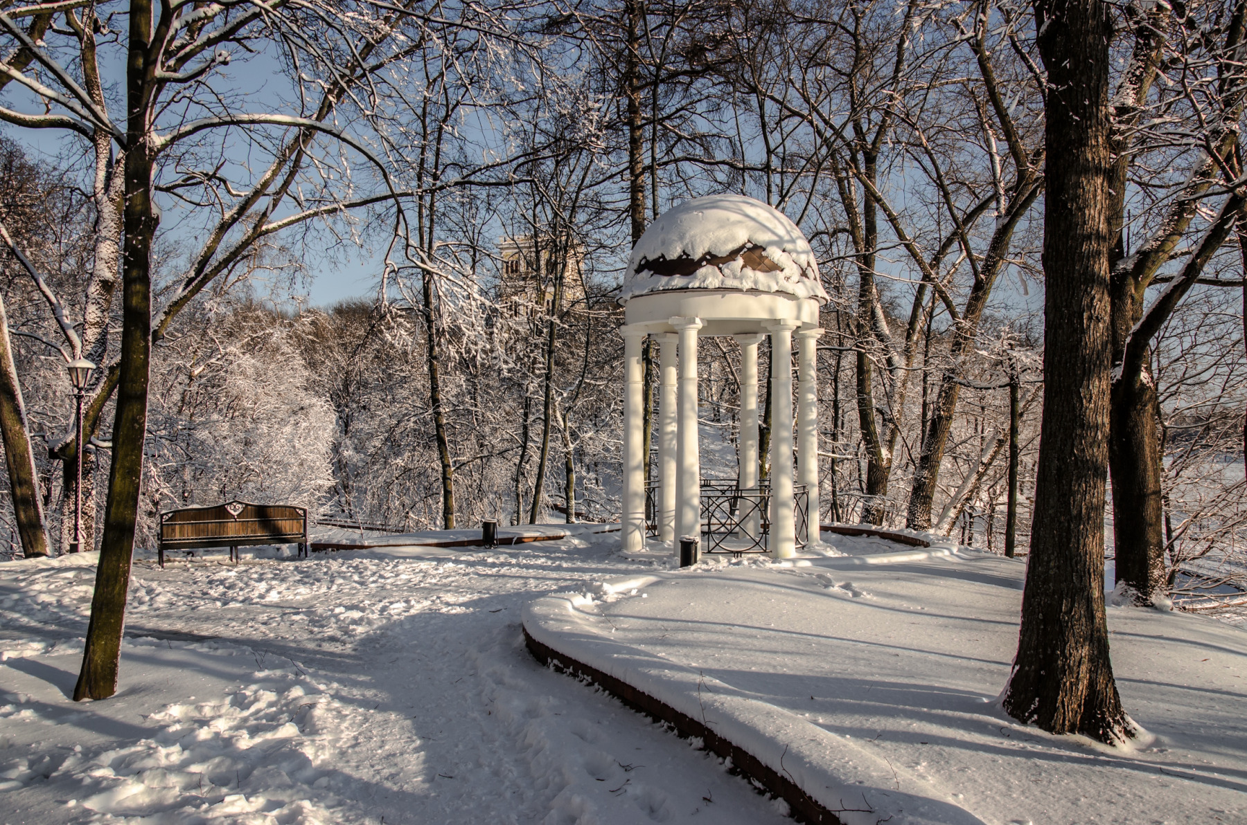 В зимнем парке | Фотограф Виктор Позняков | foto.by фото.бай