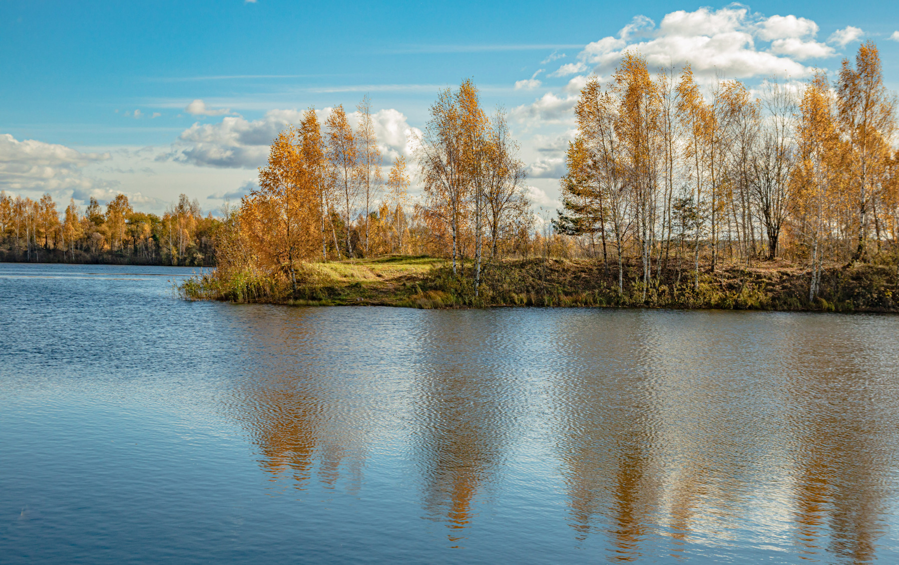 осень на озере | Фотограф Александр Есликов | foto.by фото.бай