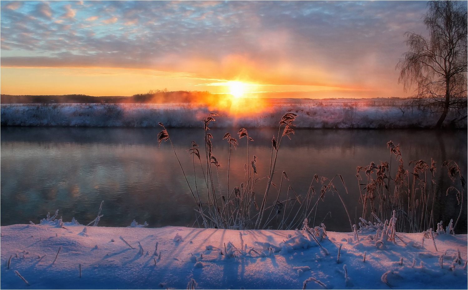 Разбудило солнце реку | Фотограф Сергей Шабуневич | foto.by фото.бай