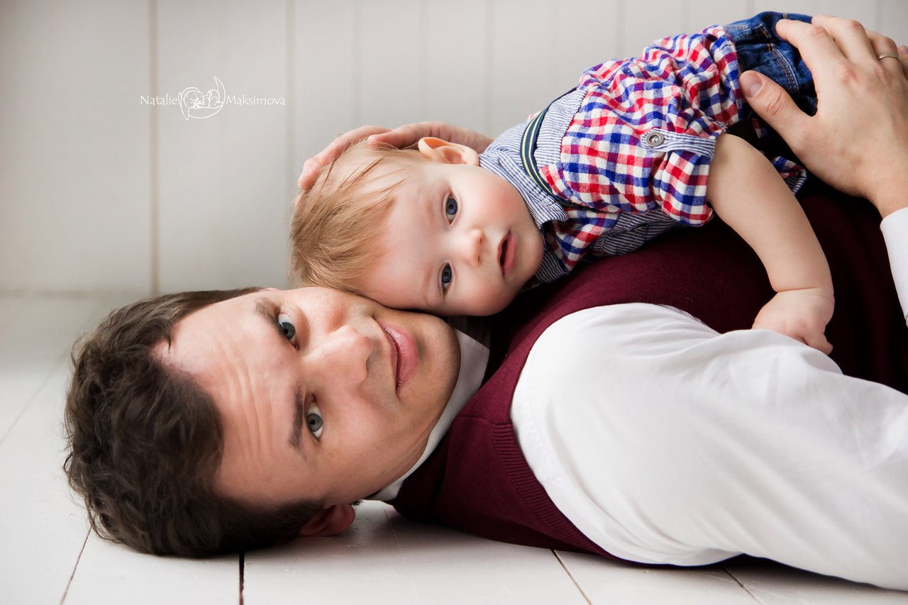 Папа и малыш | Фотограф Наталия Максимова | foto.by фото.бай