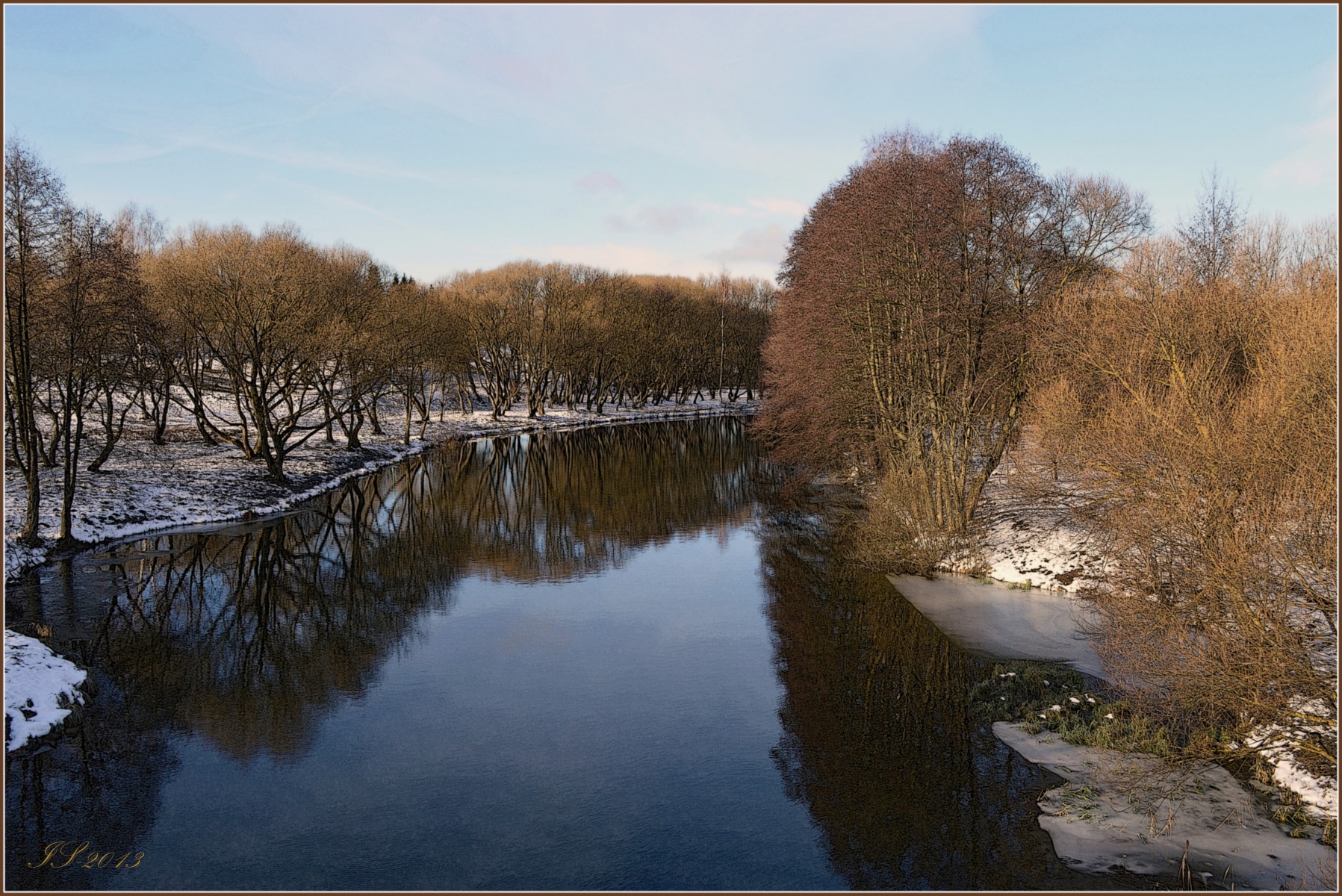 зимняя река 2 | Фотограф Игорь Сафонов | foto.by фото.бай
