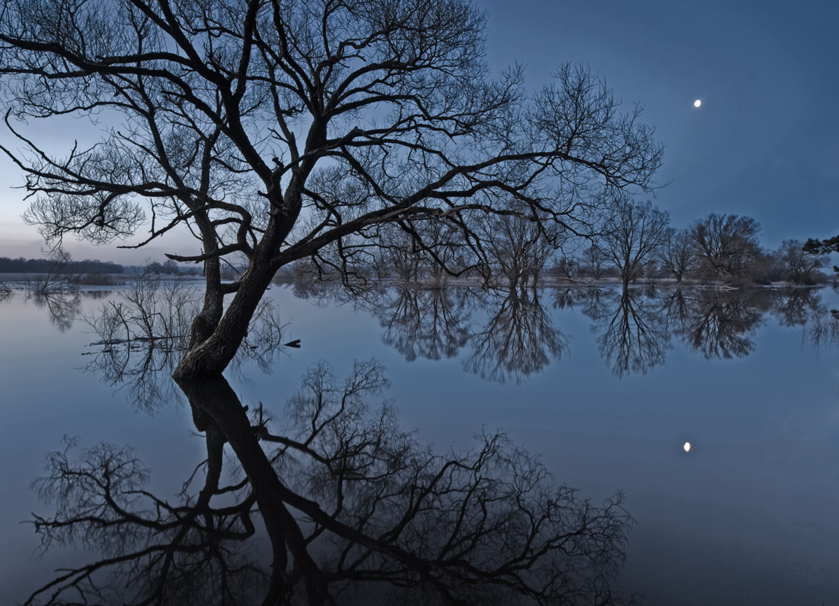 Лунный рассвет | Фотограф Валерий Кондратов | foto.by фото.бай