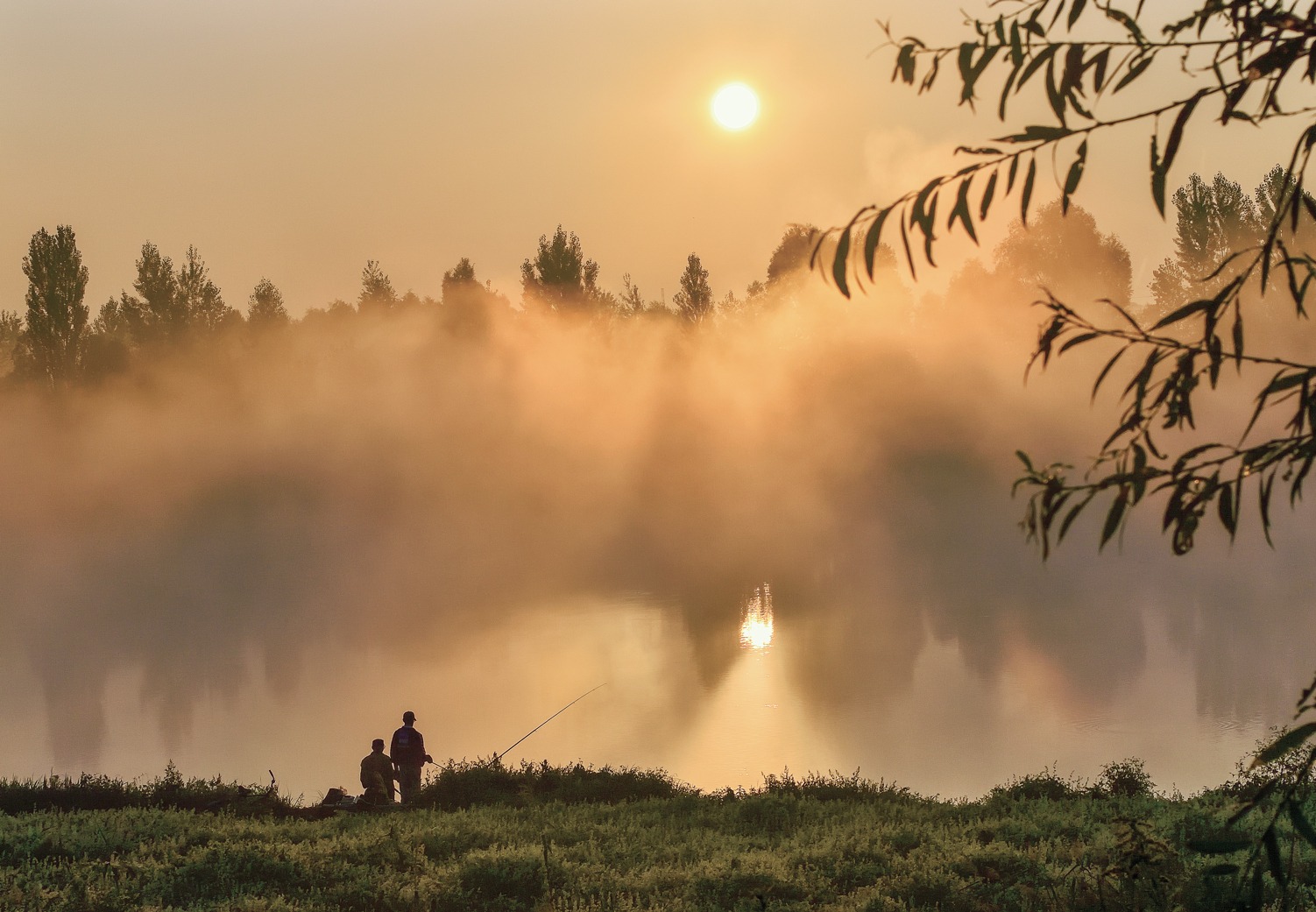 Рыбалка в утреннем тумане. | Фотограф A CHAPEHA | foto.by фото.бай