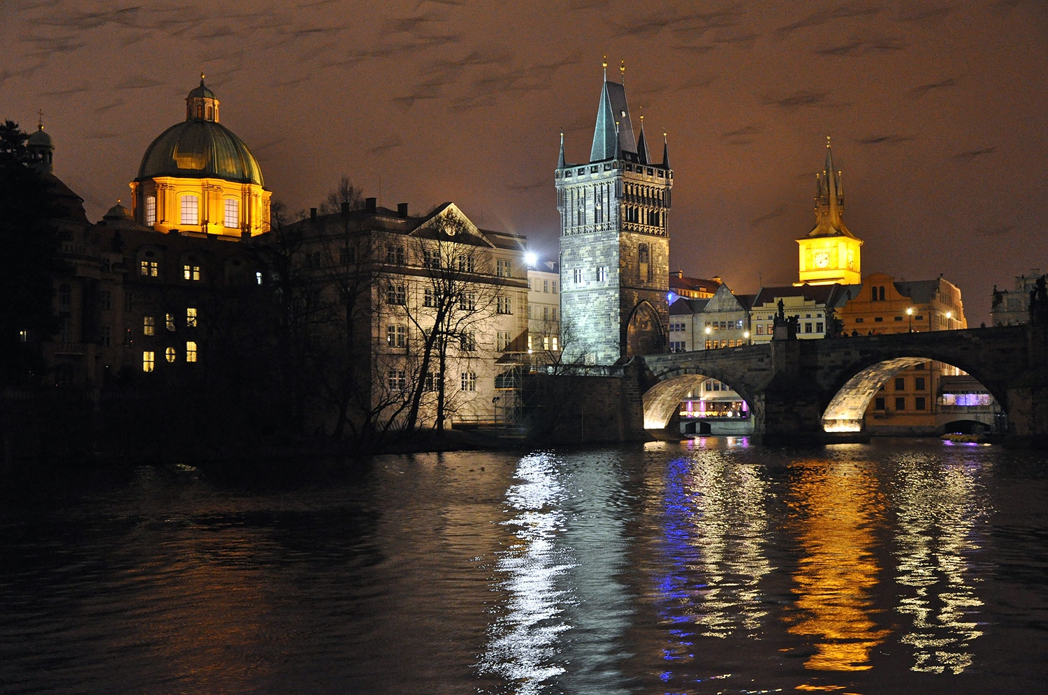 Прага ночью | Фотограф Роман Маисей | foto.by фото.бай