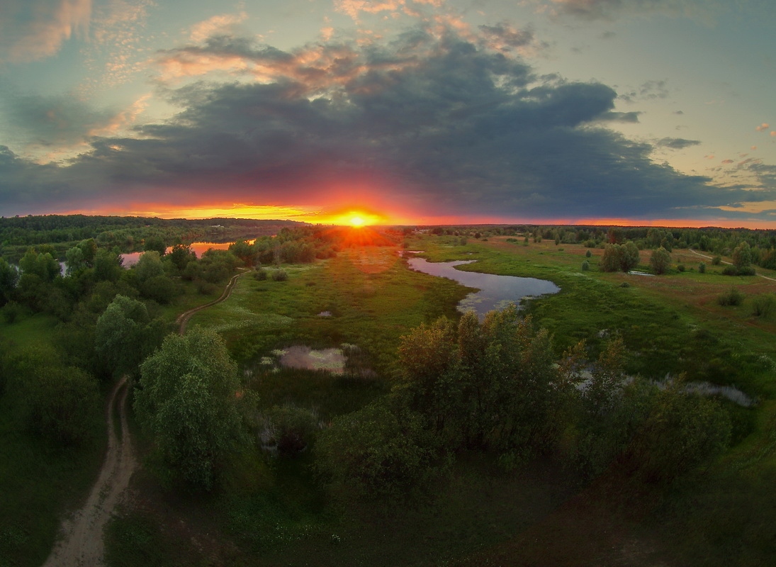 Садилось солнце | Фотограф Сергей Шляга | foto.by фото.бай