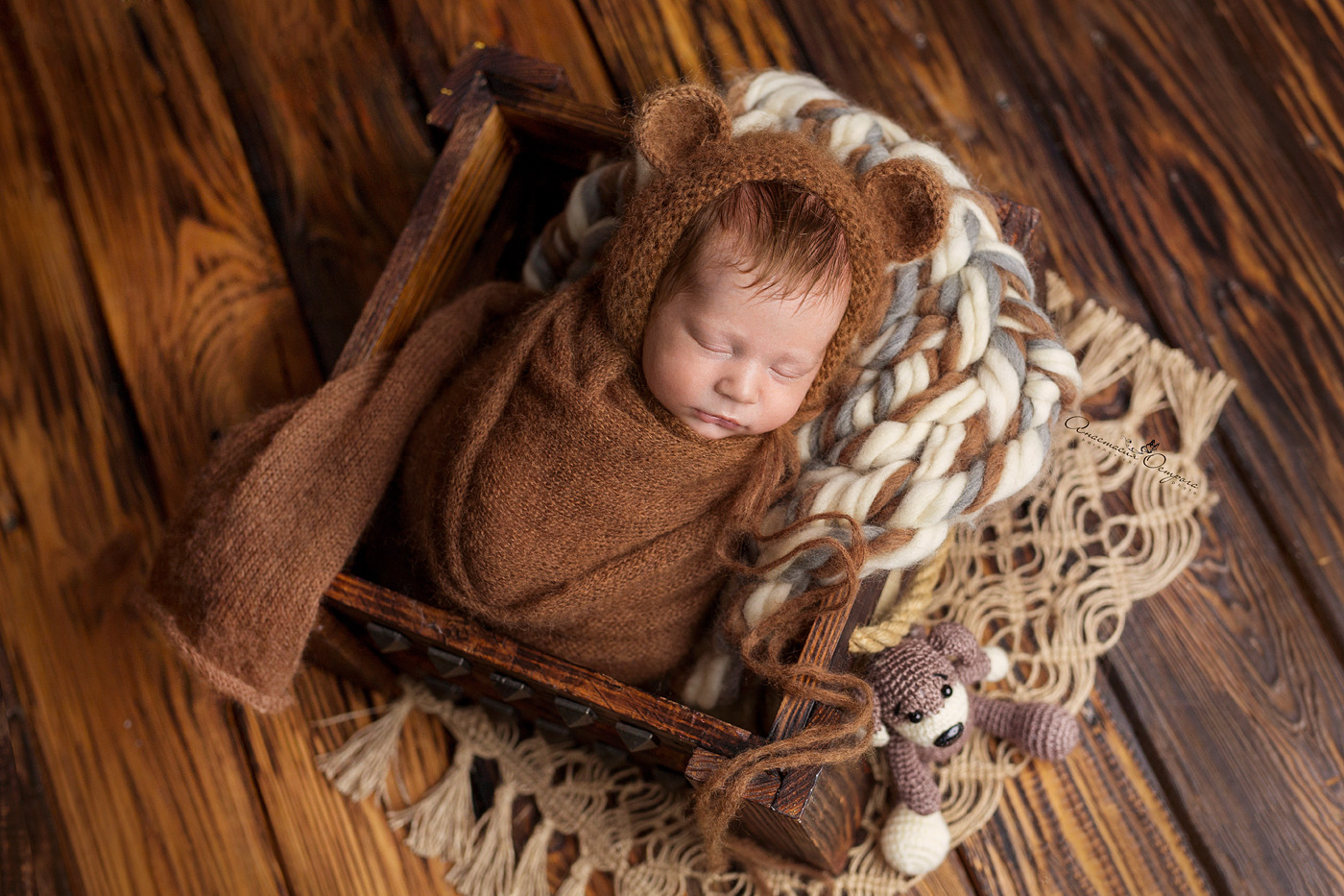 Фотосессия новорождённого малыша | Фотограф Анастасия Острога | foto.by фото.бай