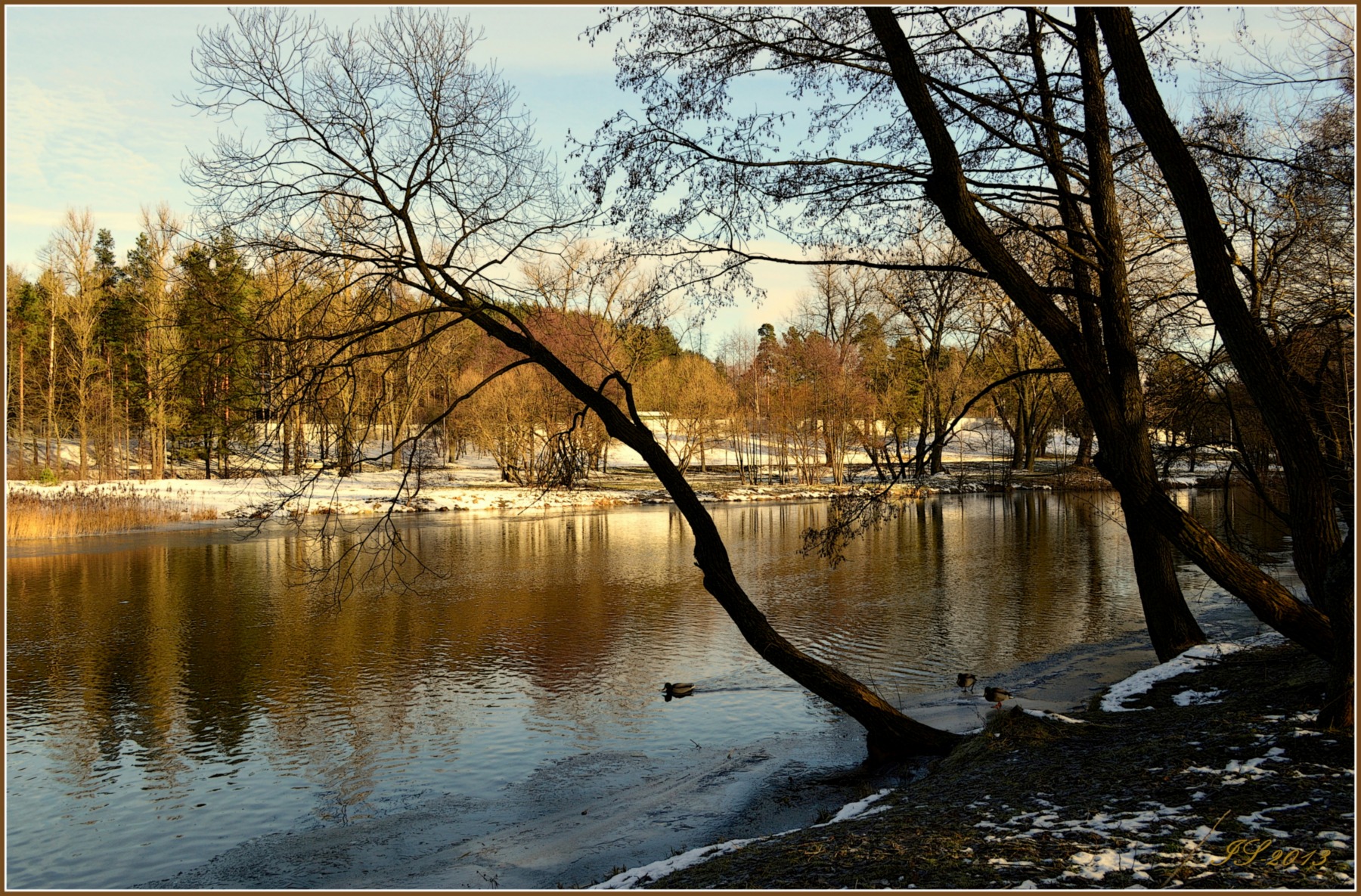 зимняя река 3 | Фотограф Игорь Сафонов | foto.by фото.бай