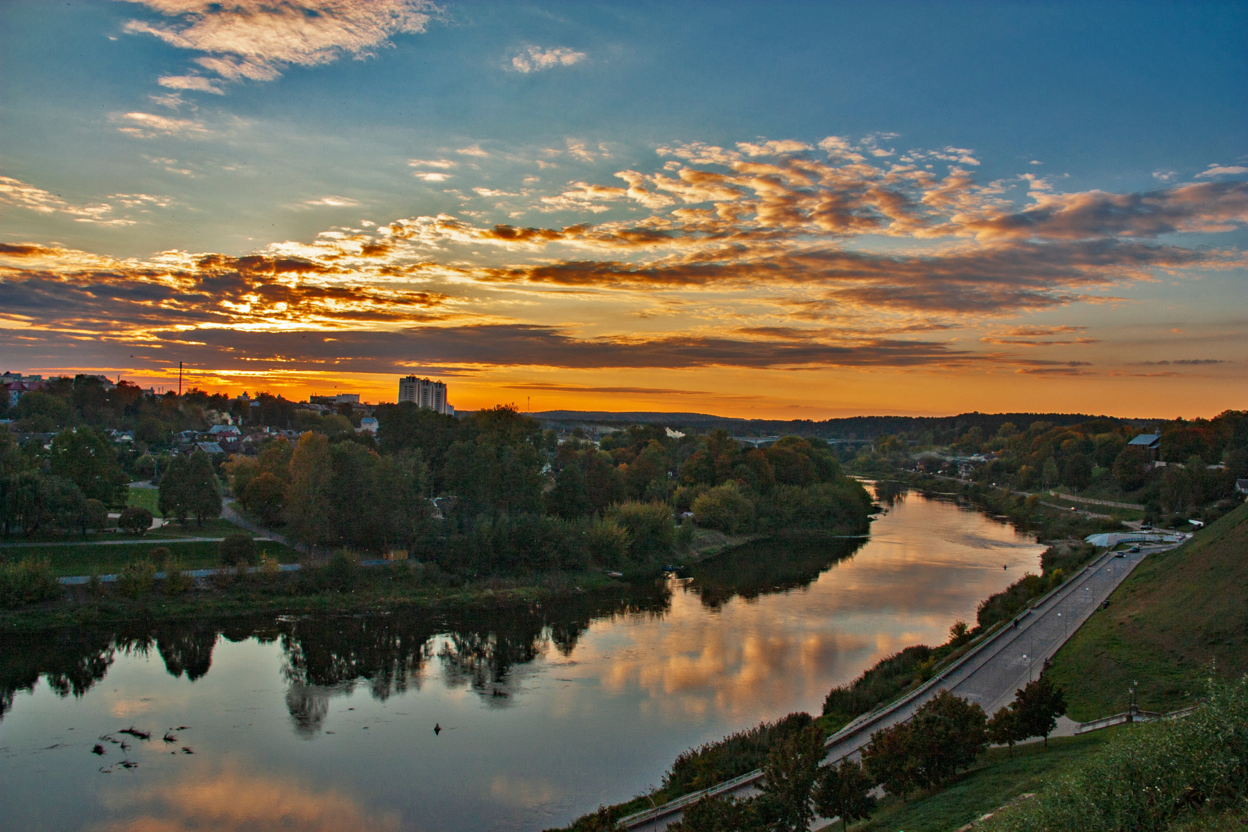 Вечер над Неманом. | foto.by фото.бай