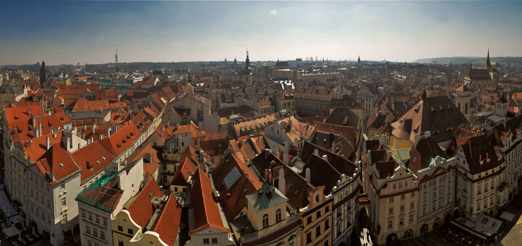 Прага панорама города