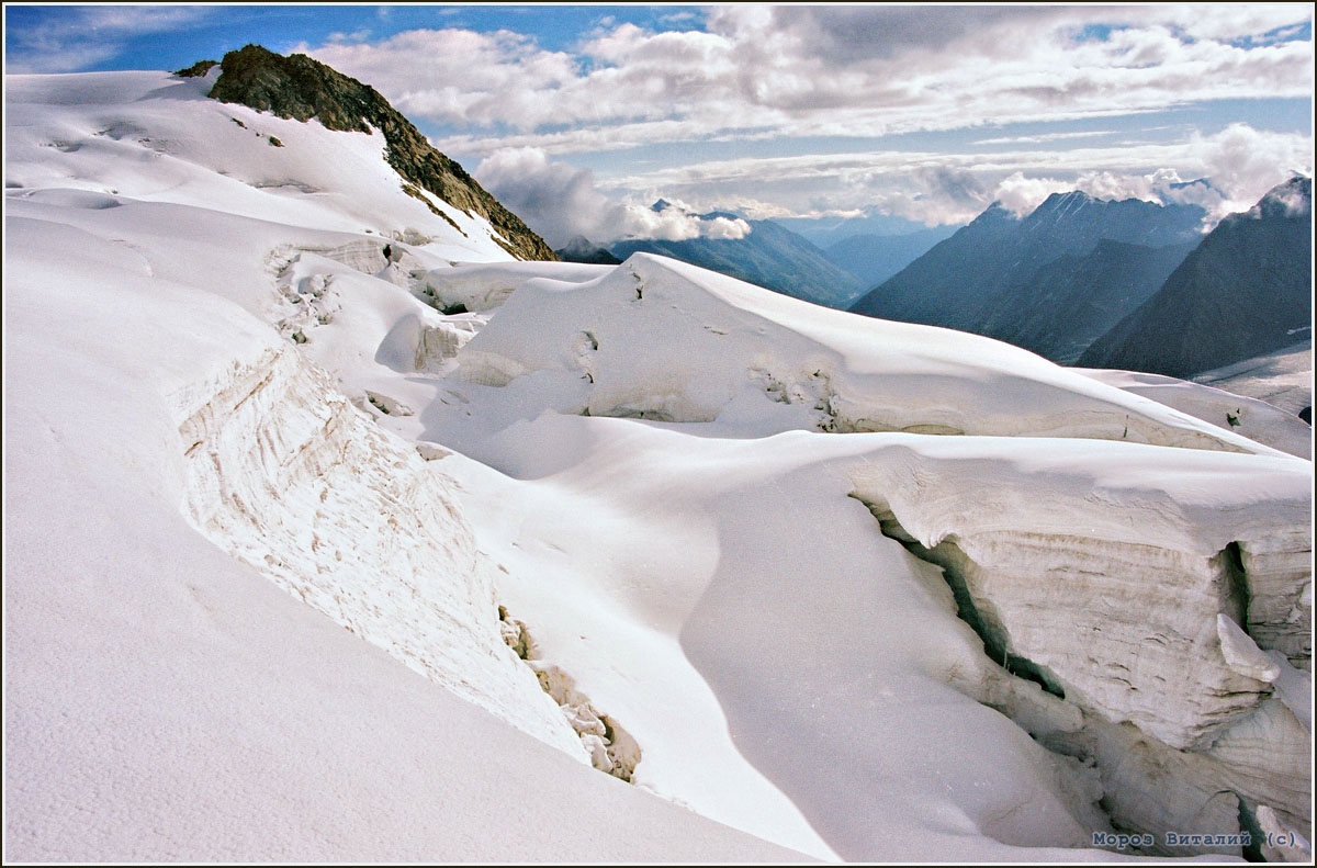 Алтай, вид с ледника "Сковородка" | Фотограф Виталий Мороз | foto.by фото.бай