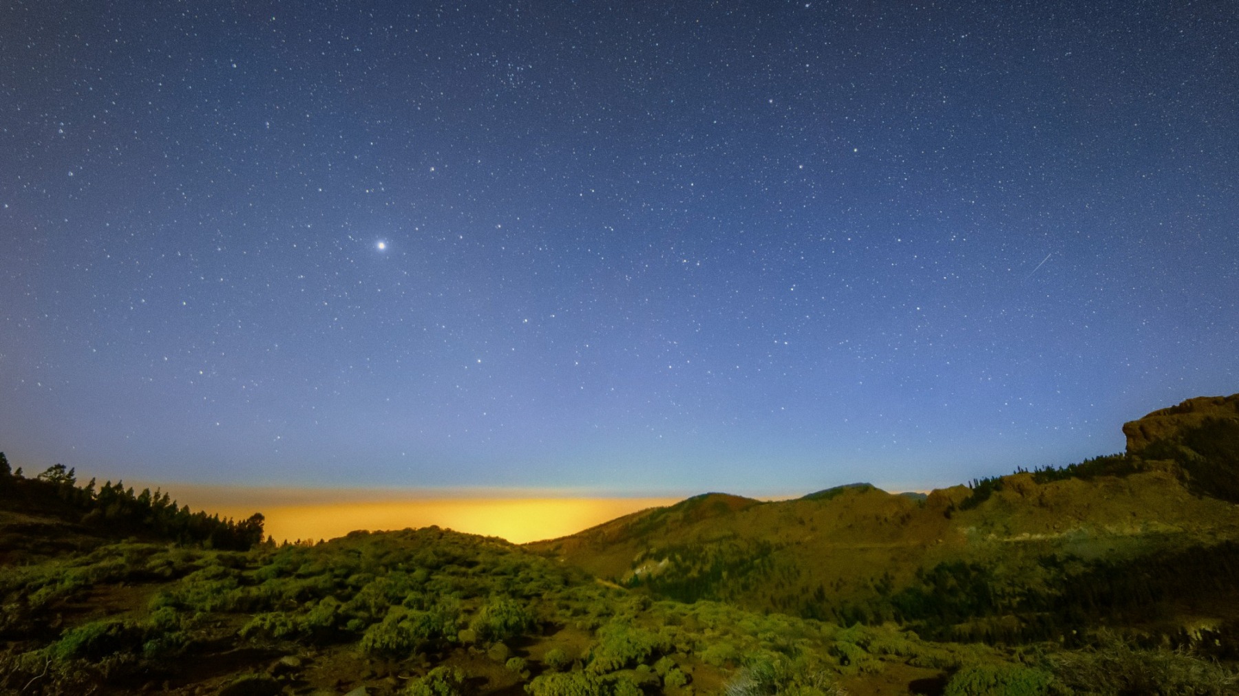 Подножие вулкана Тейде ночью | Фотограф Andrew Shokhan | foto.by фото.бай
