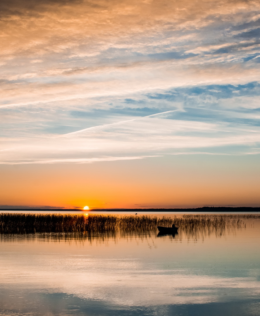Закат над озером Нарочь | Фотограф Дмитрий Расанец | foto.by фото.бай