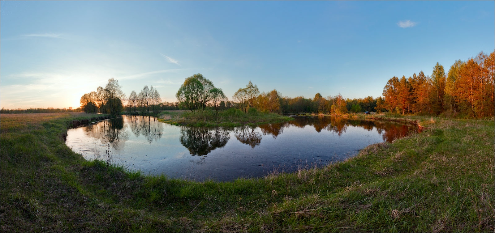 Вечер на реке | Фотограф Сергей Шахович | foto.by фото.бай