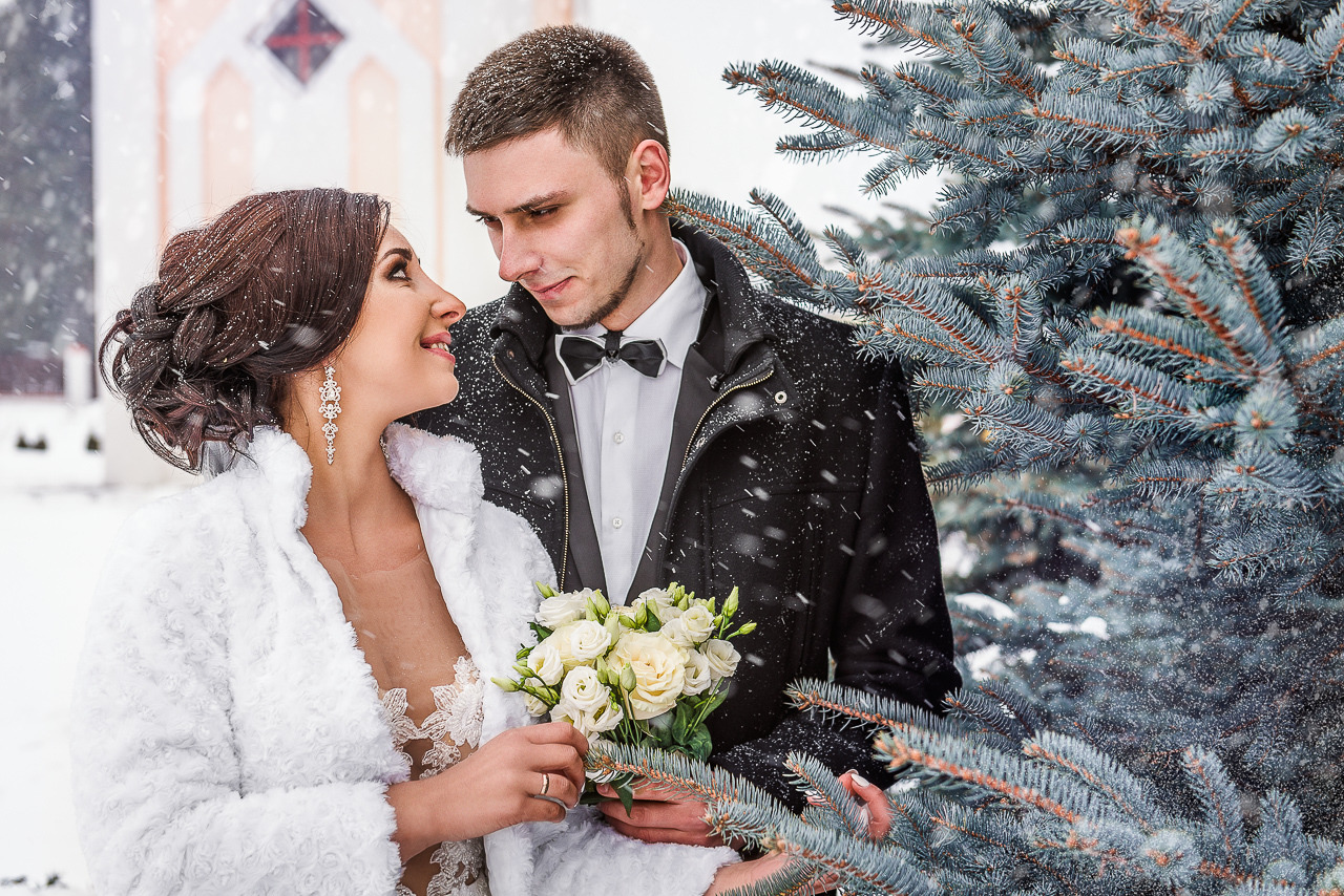 Зимняя свадьба | Фотограф Игорь Шушкевич | foto.by фото.бай