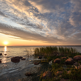 закат на Финском заливе | Фотограф Виталий Полуэктов | foto.by фото.бай