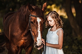 девочка и лошадь | Фотограф Юлия Пашкова | foto.by фото.бай