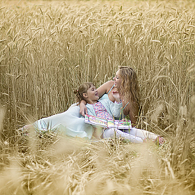 фотограф Мария Кошелева. Фотография "Летний вечер с мамой"