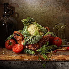 фотограф Татьяна Карачкова. Фотография "Цветная капуста и другие овощи"