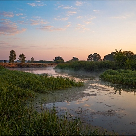 Рассвет на реке | Фотограф Сергей Шабуневич | foto.by фото.бай