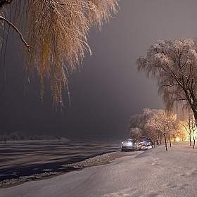 зимний вечер | Фотограф Сергей Шляга | foto.by фото.бай