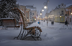 Зимний вечер | Фотограф Александр Шатохин | foto.by фото.бай