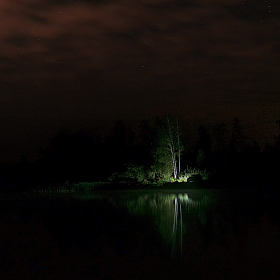 фотограф Дмитрий Голуб. Фотография "Ночью на рыбалке"