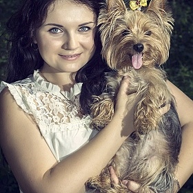 фотограф Алексей Жариков. Фотография "дама с собачкой"