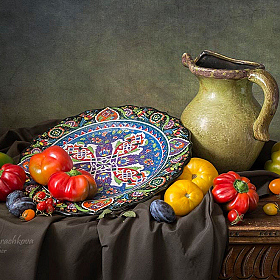 фотограф Татьяна Карачкова. Фотография "Натюрморт с турецкой тарелкой"