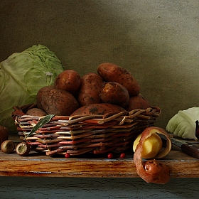фотограф Татьяна Карачкова. Фотография "Капуста и картошка"