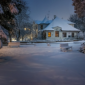 Зимний вечерок | Фотограф Александр Шатохин | foto.by фото.бай