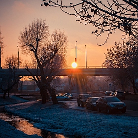 фотограф Елизавета Логвинова. Фотография "Холодный закат."