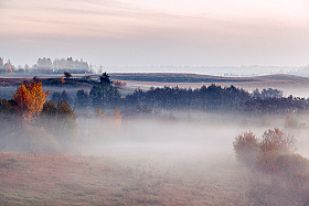Осеннее туманное утро... | Фотограф Айвар Удрис | foto.by фото.бай