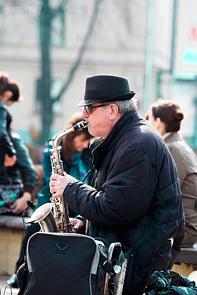 Уличный музыкант | Фотограф Elena VOLOTOVSKAYA | foto.by фото.бай