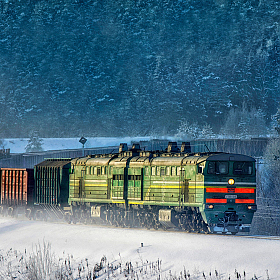 фотограф Алексей Румянцев. Фотография "Зимнем, морозным утром"