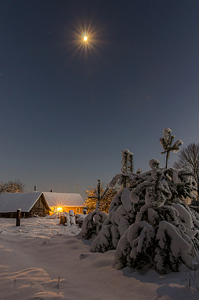 Морозная ночь | Фотограф Руслан Авдевич | foto.by фото.бай