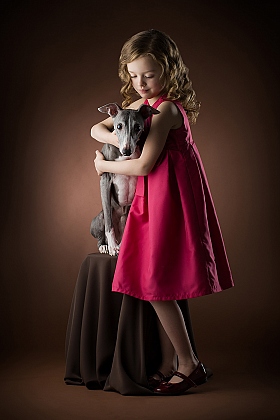 Девушка и щенок | Фотограф Eva Miliuniene | foto.by фото.бай