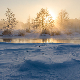 фотограф Руслан Авдевич. Фотография "Холодные узоры на снегу."