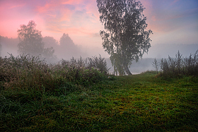 Рассвет у реки | Фотограф Сергей Шабуневич | foto.by фото.бай