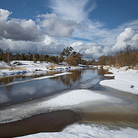 весенняя река | Фотограф Виталий Полуэктов | foto.by фото.бай